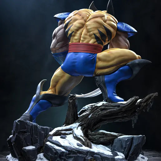 Wolverine Resin Art (Tanuki Version)