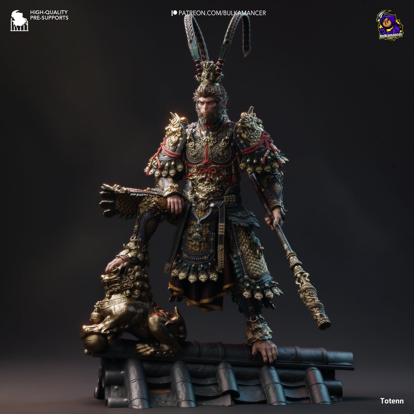 Black Myth Wukong Resin Fan Art - MTO(Design by Bulkamancer)