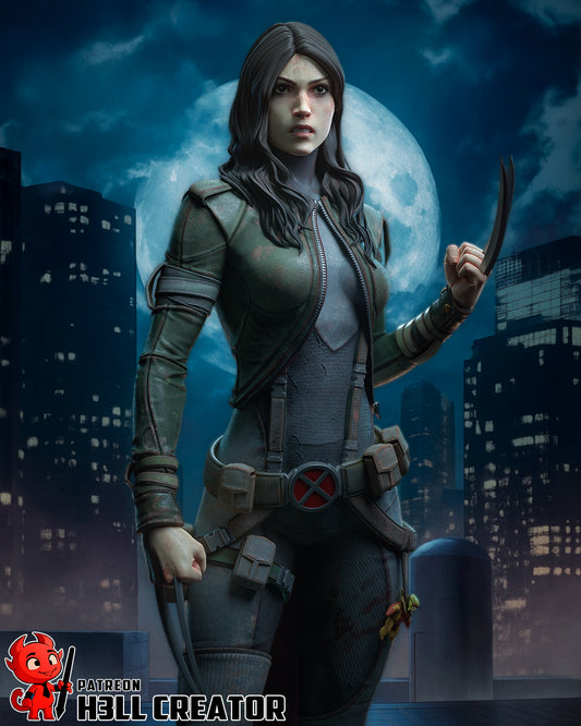 X-23 Resin Fan Art - MTO (Design by H3llcreator)