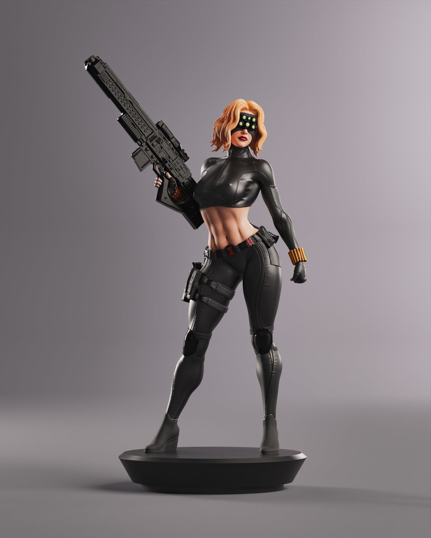 Black Widow Resin Fan Art Pro Painted - MTO (Abe3D)