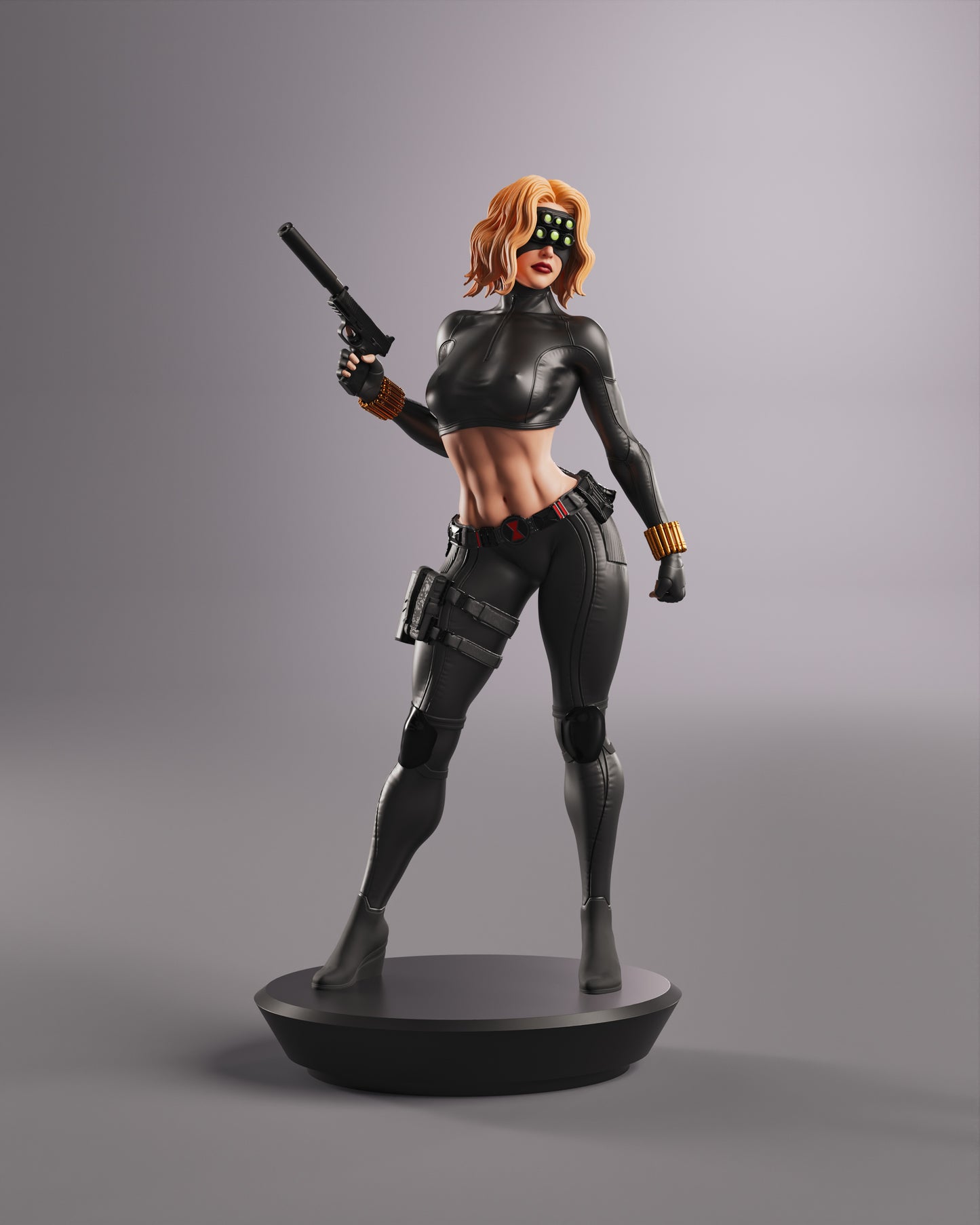 Black Widow Resin Fan Art Pro Painted - MTO (Abe3D)