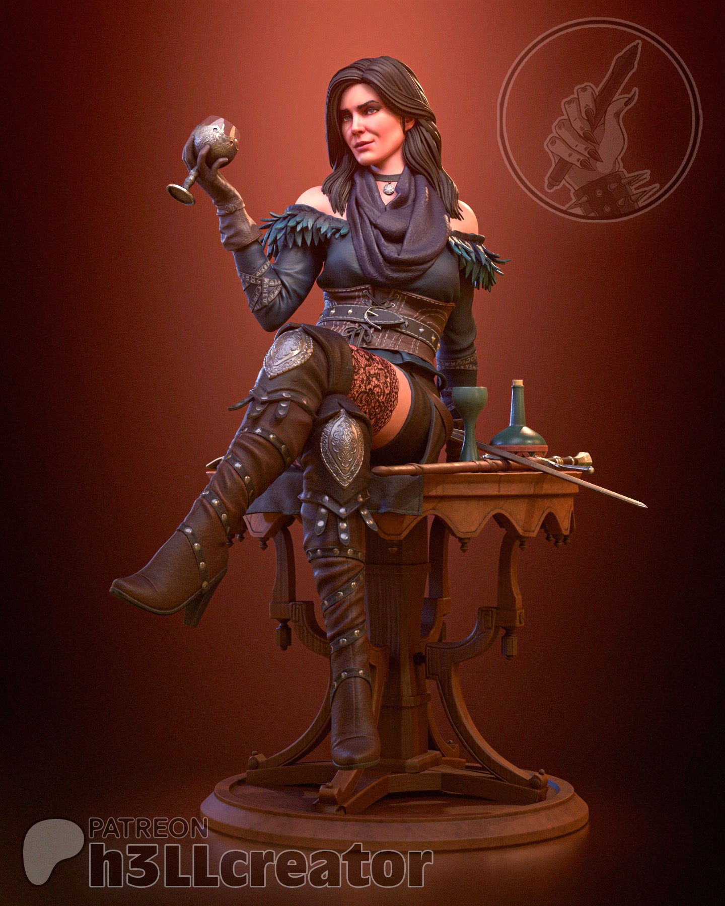 Witcher Yennefer Resin Fan Art - MTO