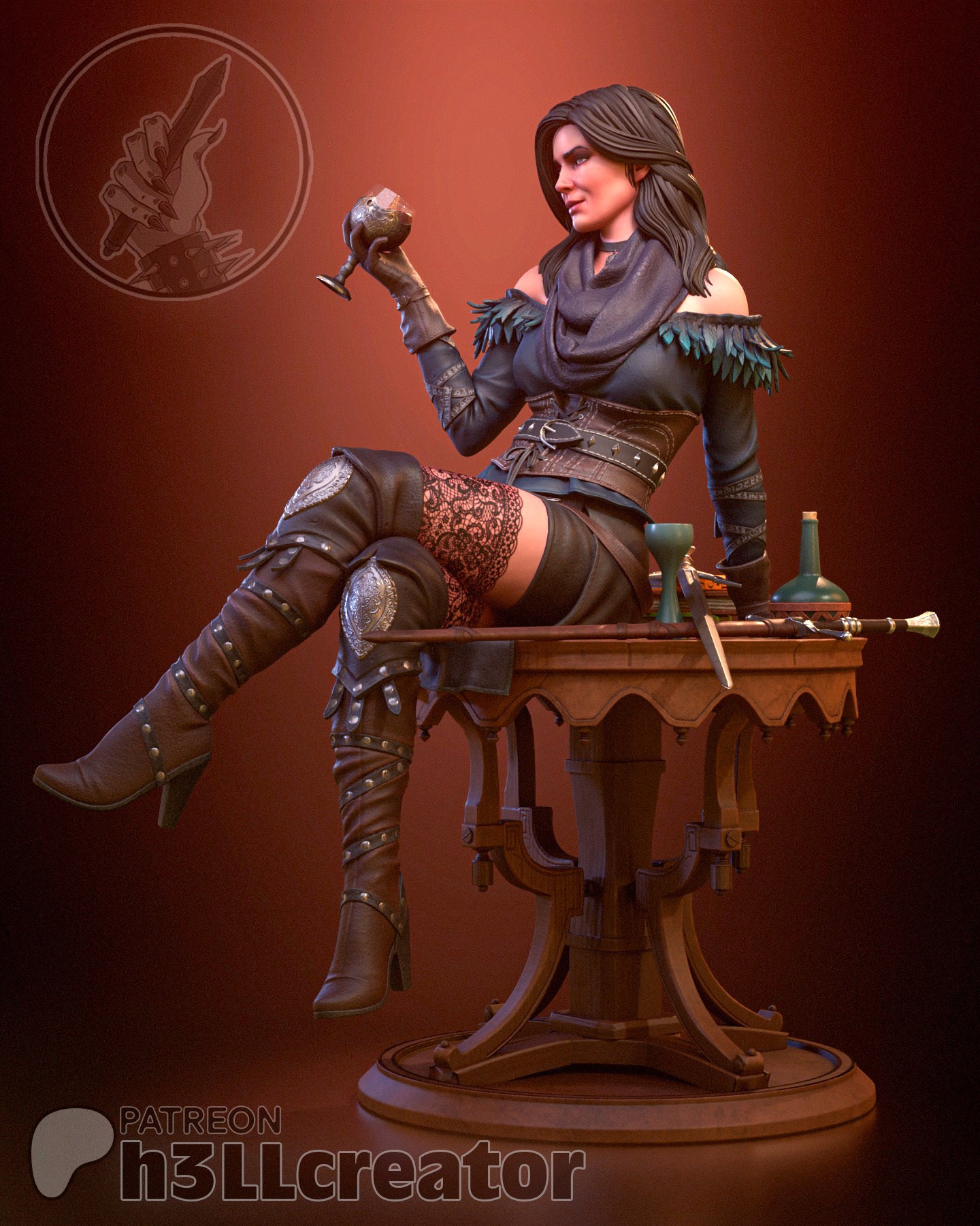 Witcher Yennefer Resin Fan Art - MTO