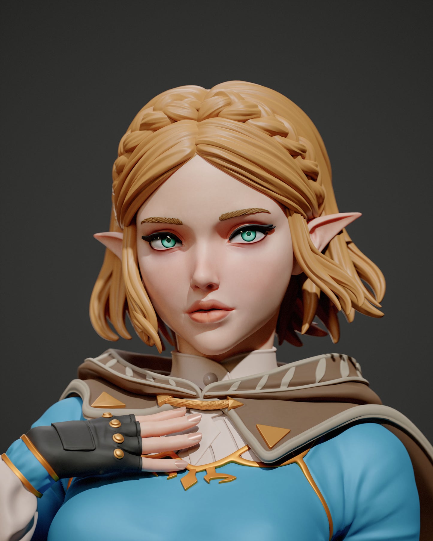 Princess Zelda Resin Fan Art(Abe3D)