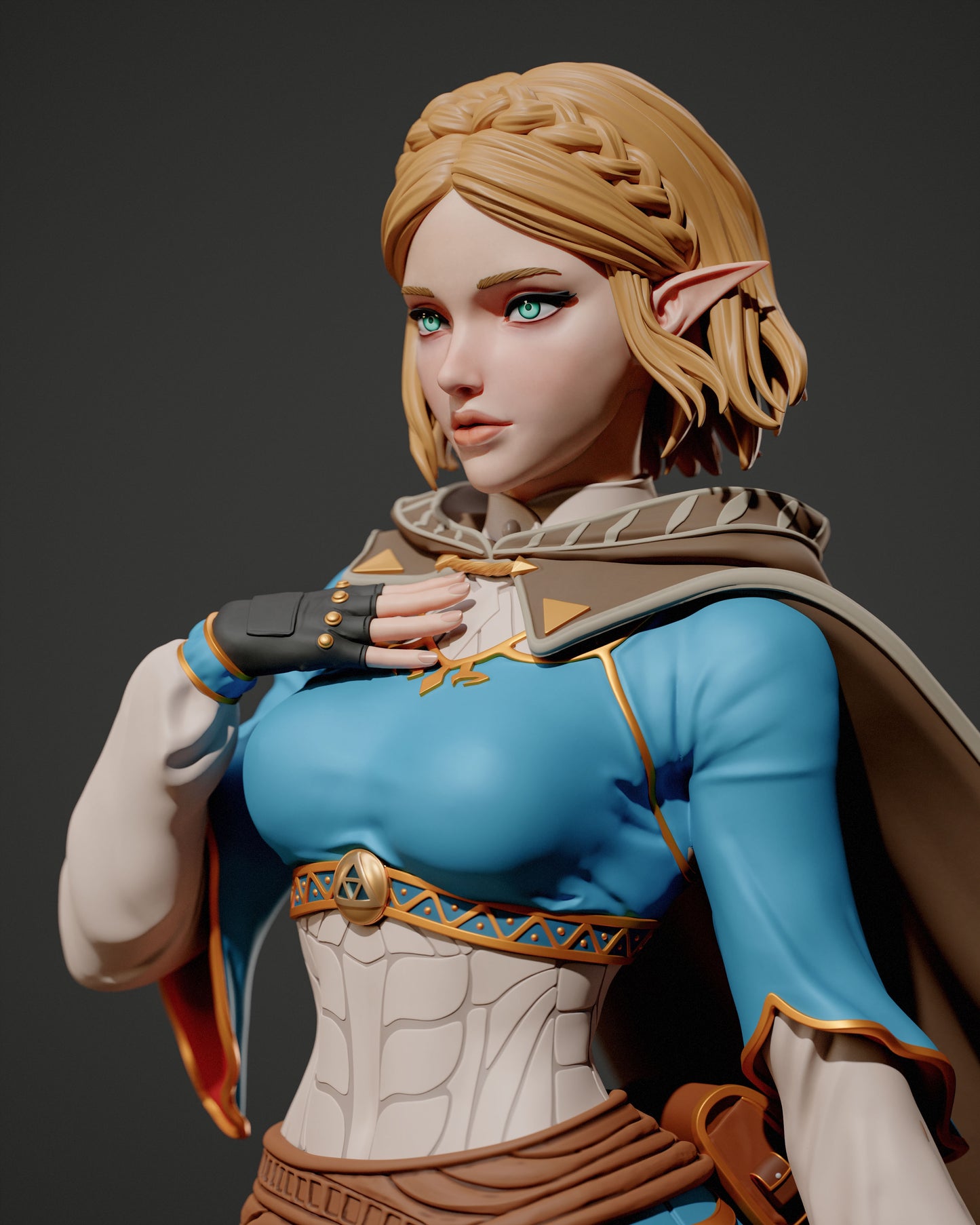 Princess Zelda Resin Fan Art(Abe3D)