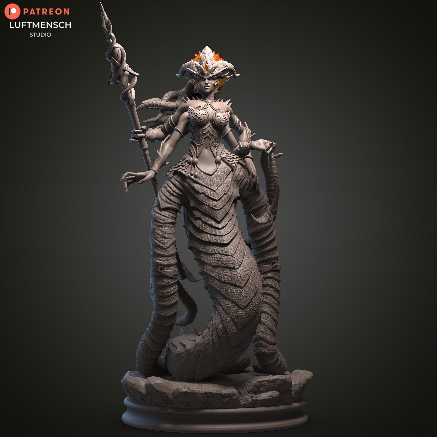 Queen Azshara Resin Fan Art - MTO LMS