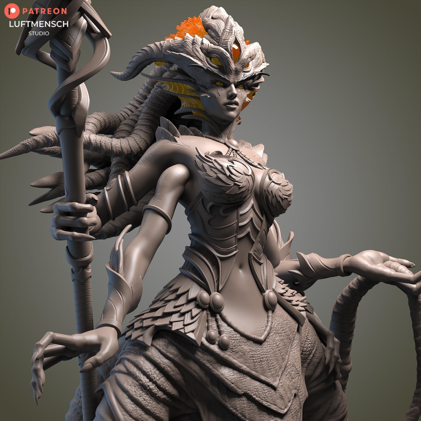 Queen Azshara Resin Fan Art - MTO LMS