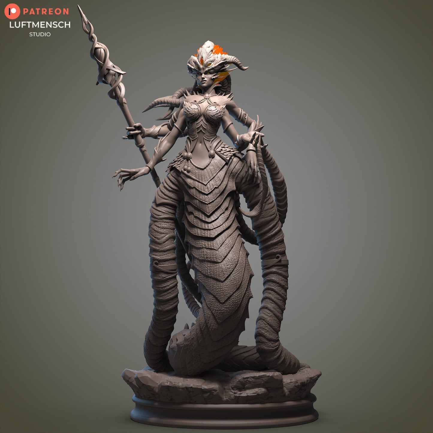 Queen Azshara Resin Fan Art - MTO LMS