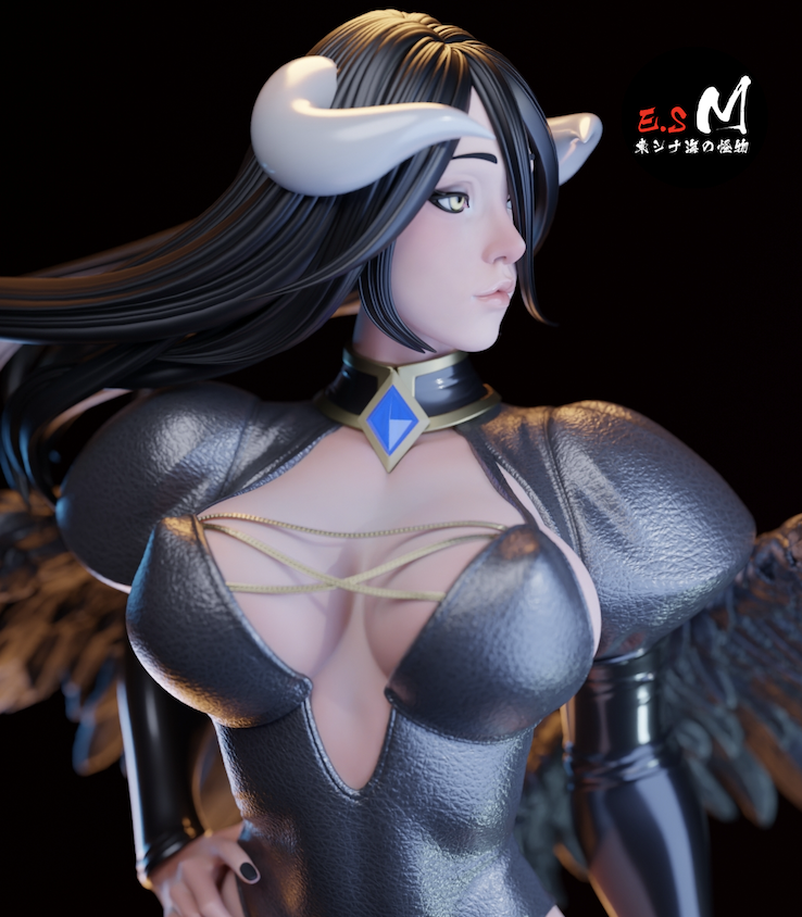 Albedo Overlord Resin Art (East Sea Monster Version)