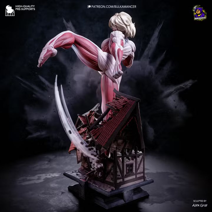 Female Titan Attack on Titan Resin Art (Design by Bulkamancer)
