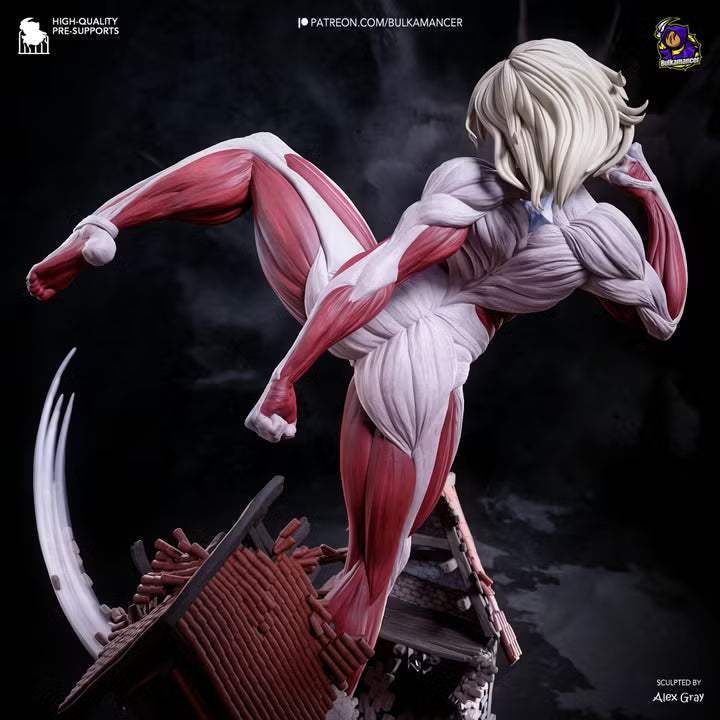 Female Titan Attack on Titan Resin Art (Design by Bulkamancer)