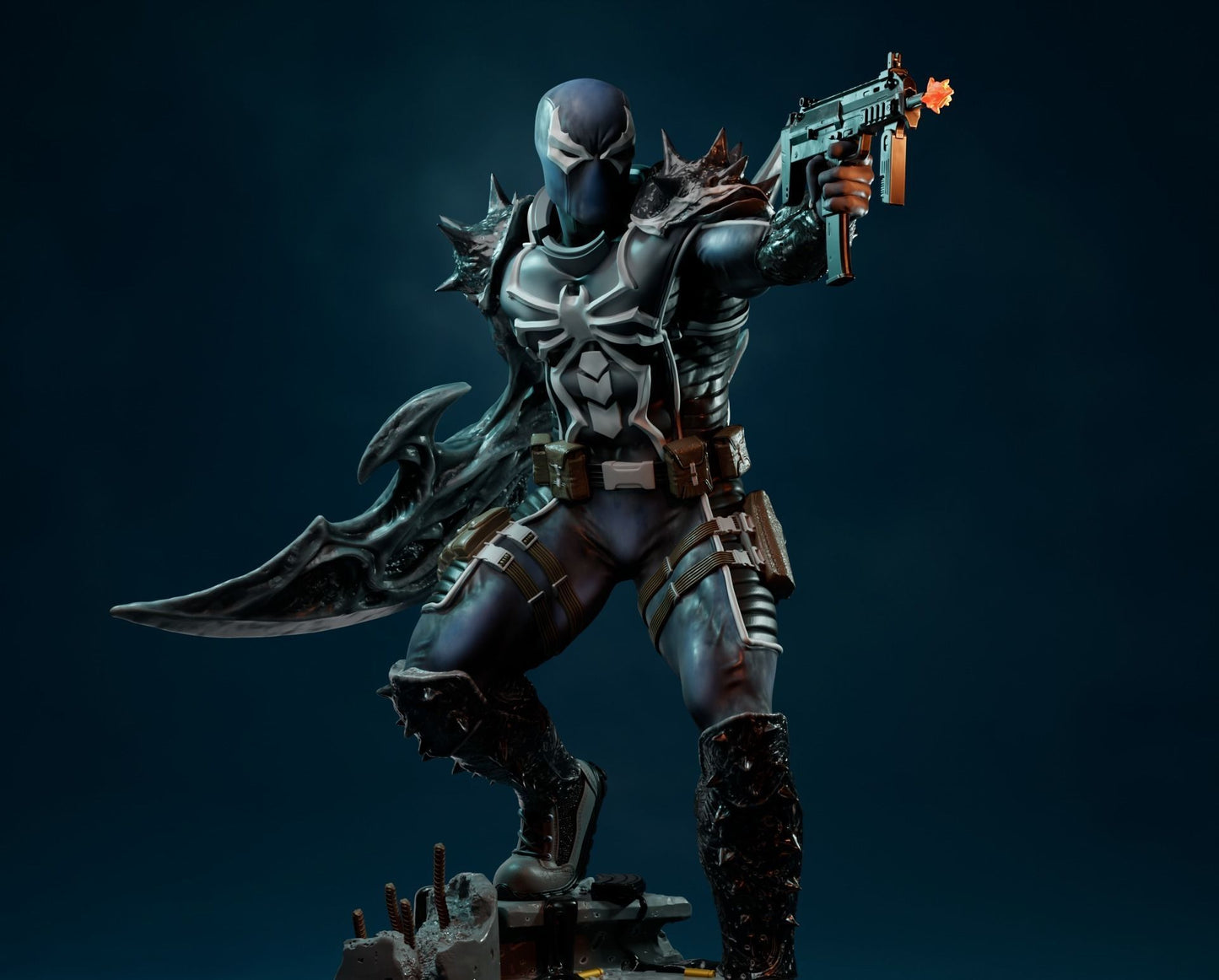 Agent Venom Resin Fan Art - MTO (3DMind)