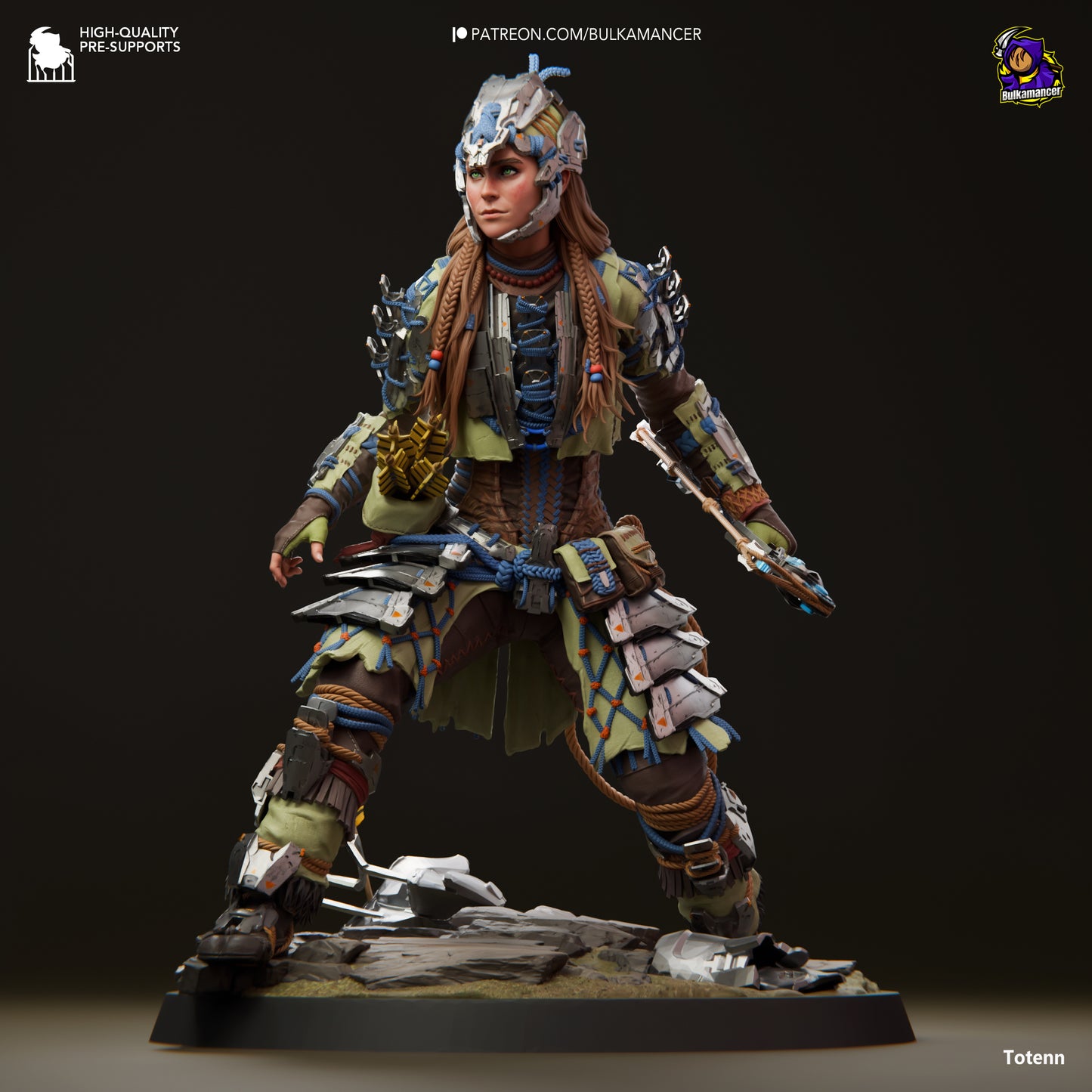 Aloy Collectible Resin Fan Art - MTO (Design by Bulkamancer)