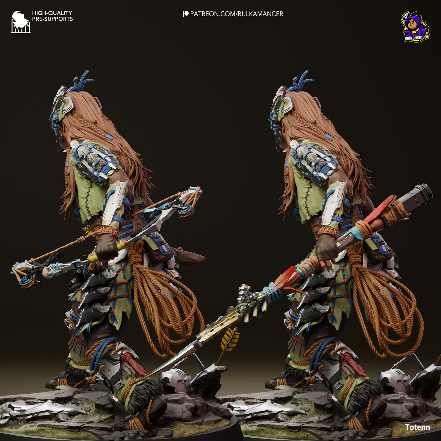 Aloy Collectible Resin Fan Art - MTO (Design by Bulkamancer)