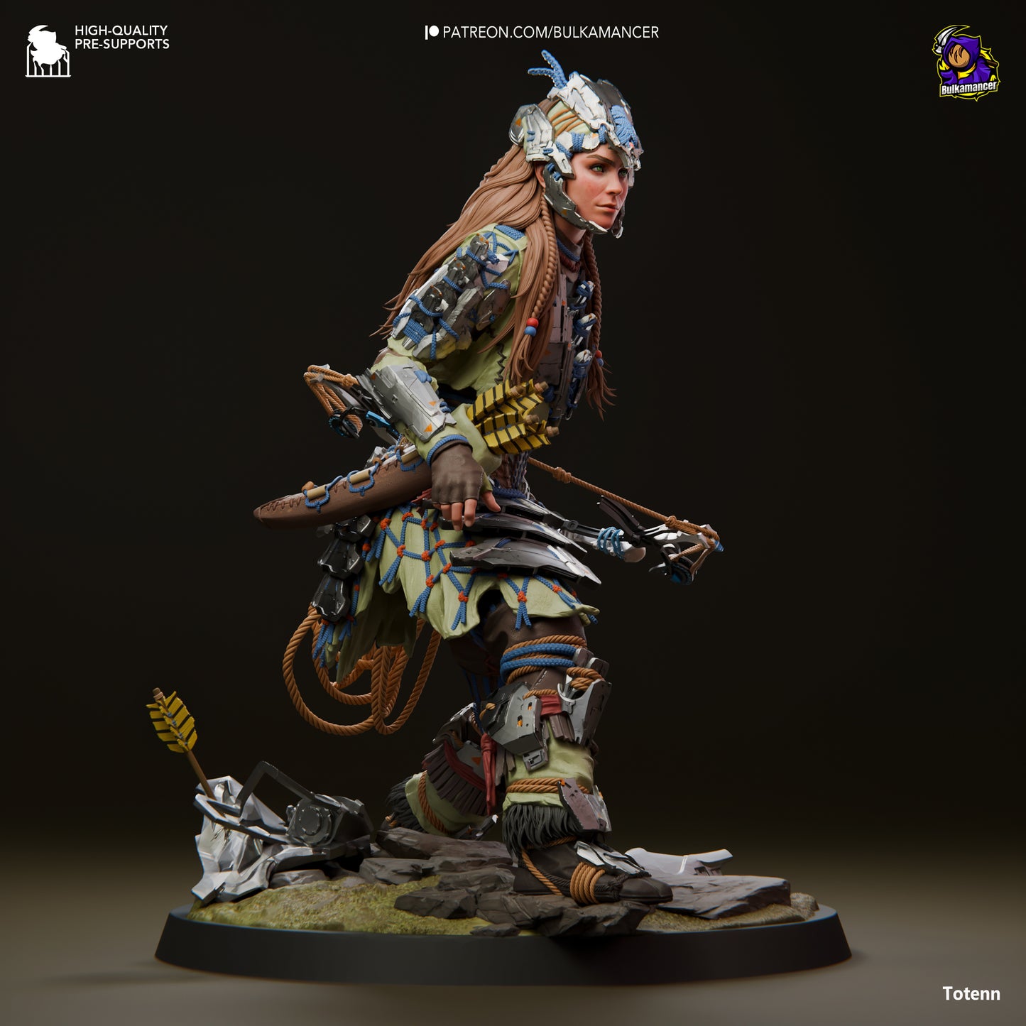 Aloy Collectible Resin Fan Art - MTO (Design by Bulkamancer)