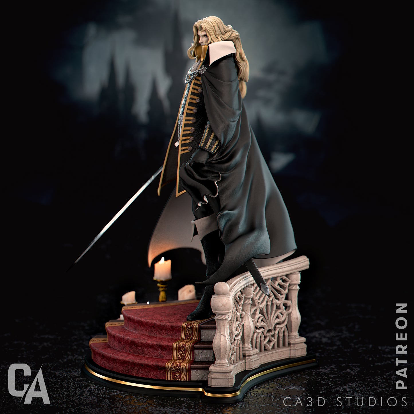 Alucard Collectible Resin Fan Art - MTO