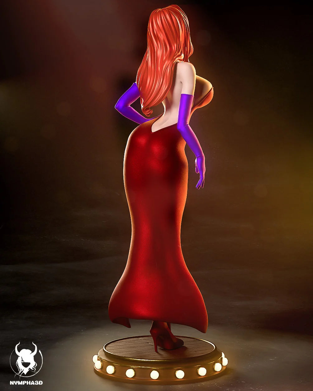 Jessica Rabbit Resin Art (Nympha3D)