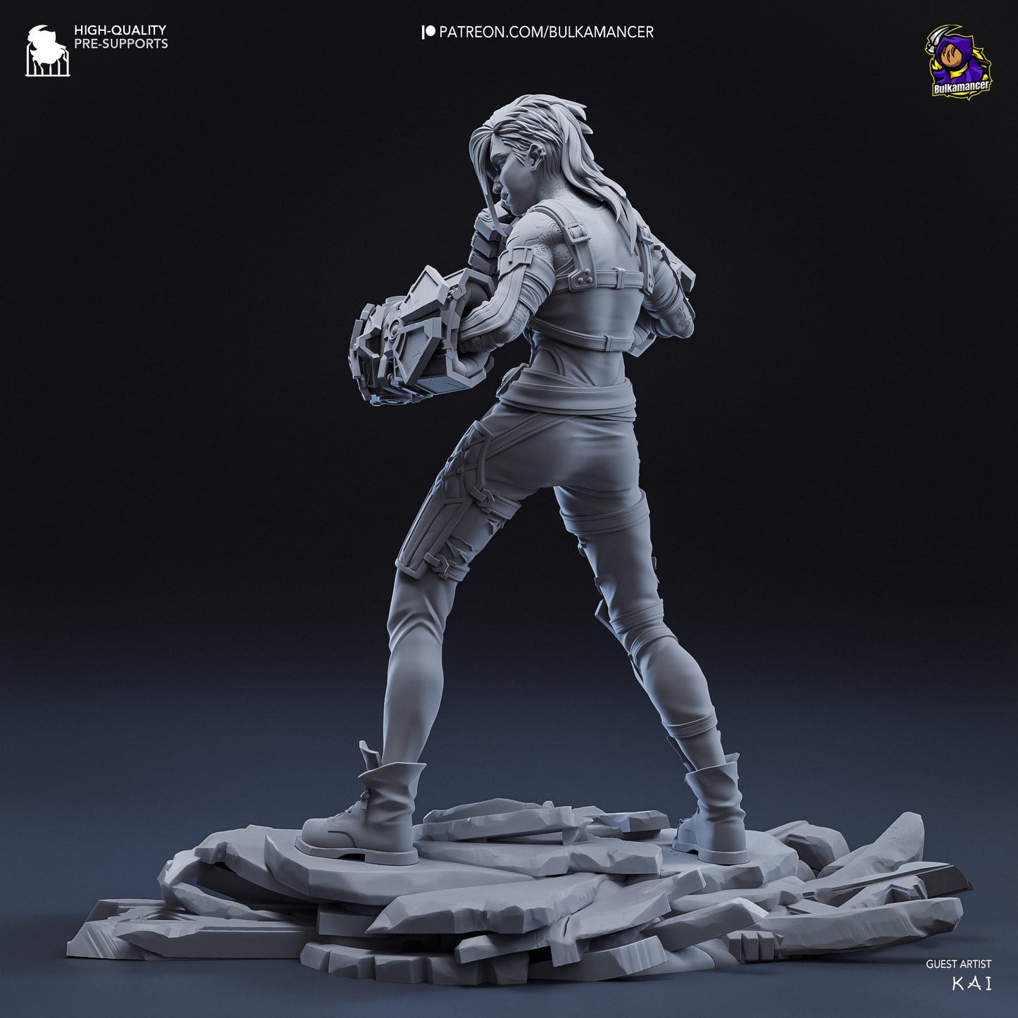 Vi Collectible Resin Fan Art - MTO