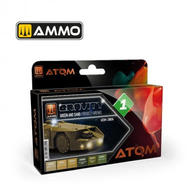 Ammo Atom Gravity Set 1 - Green and Sand