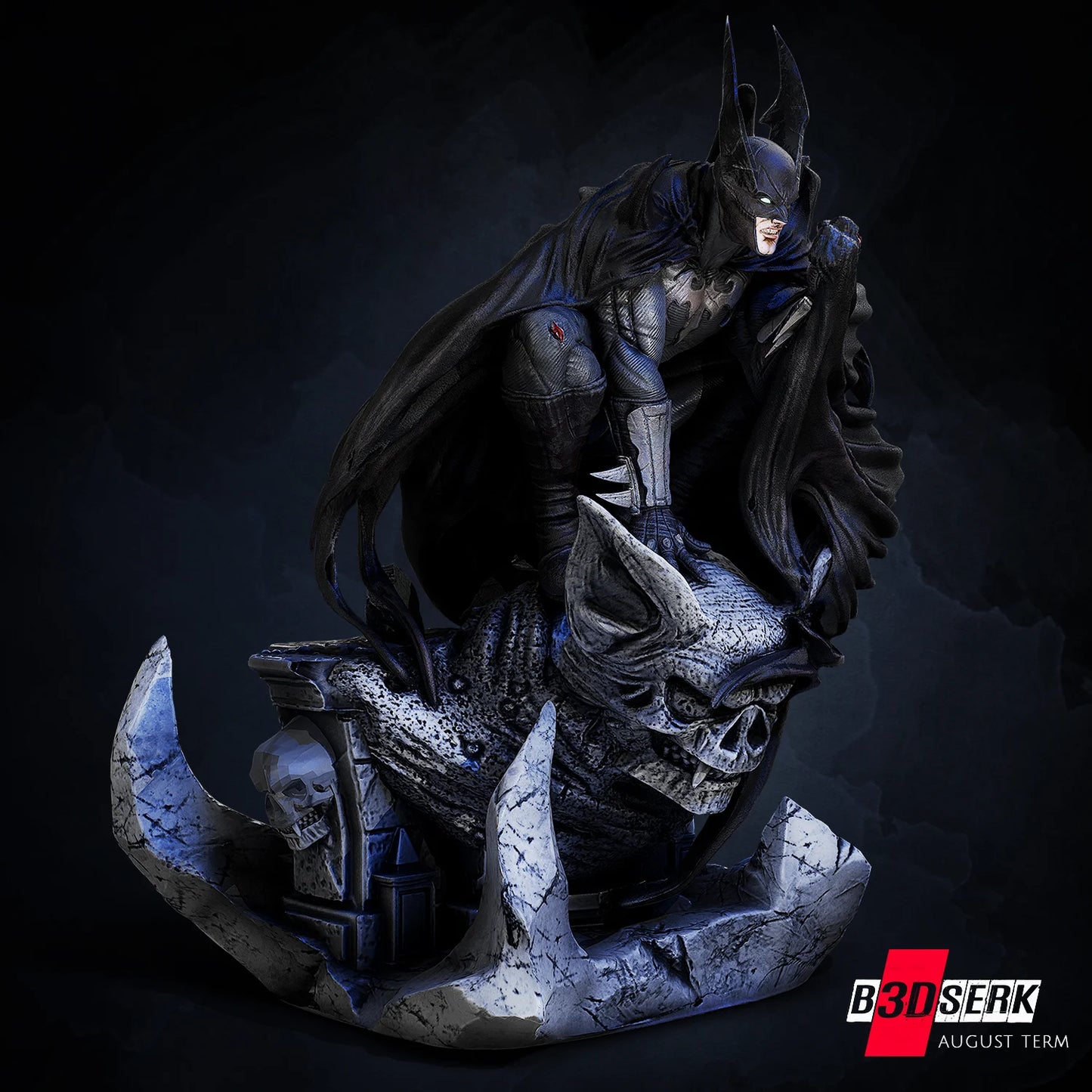 Batman B3dserk Resin Fan Art Pro Painted - MTO