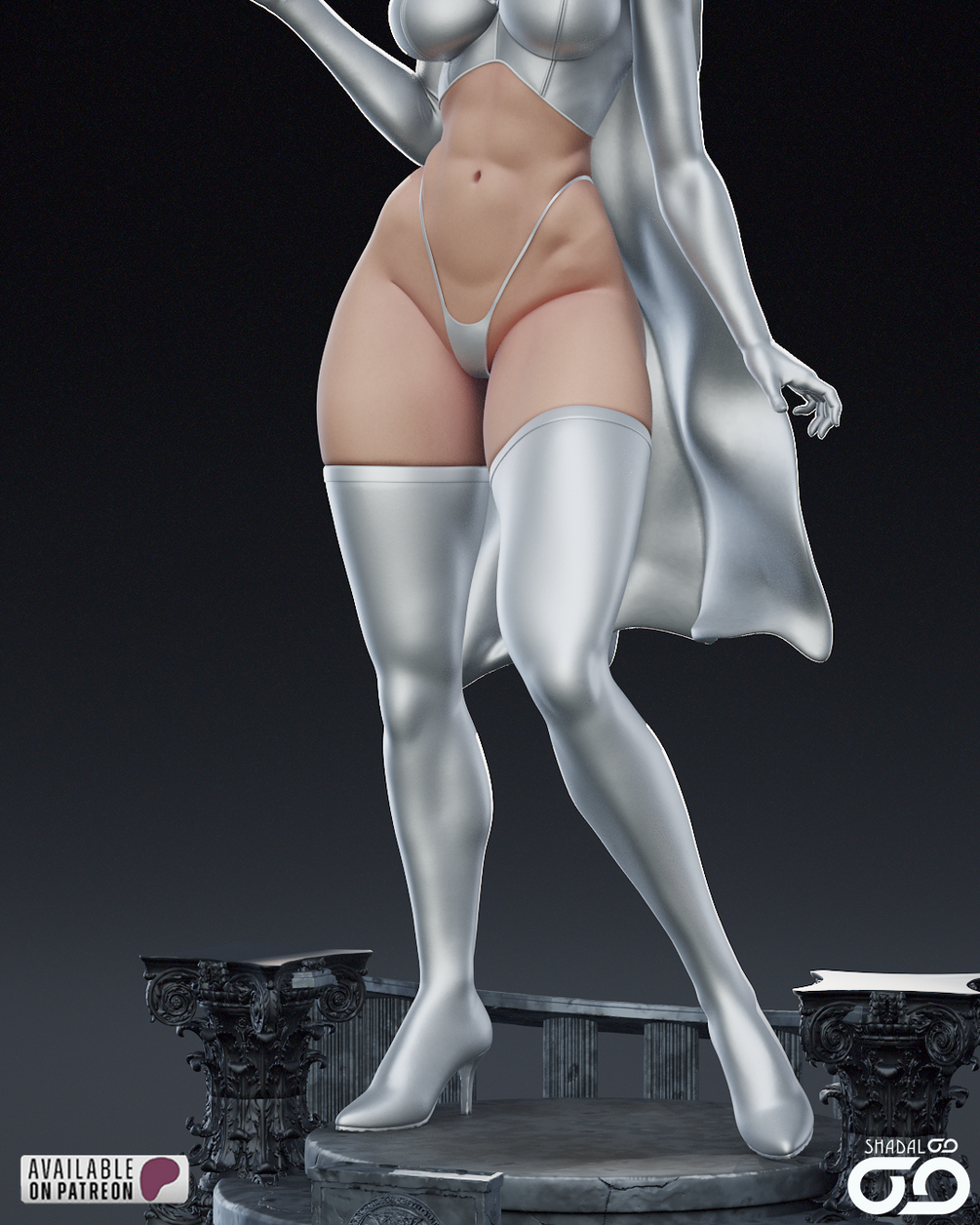Emma Frost Resin Art (Shadaloo)
