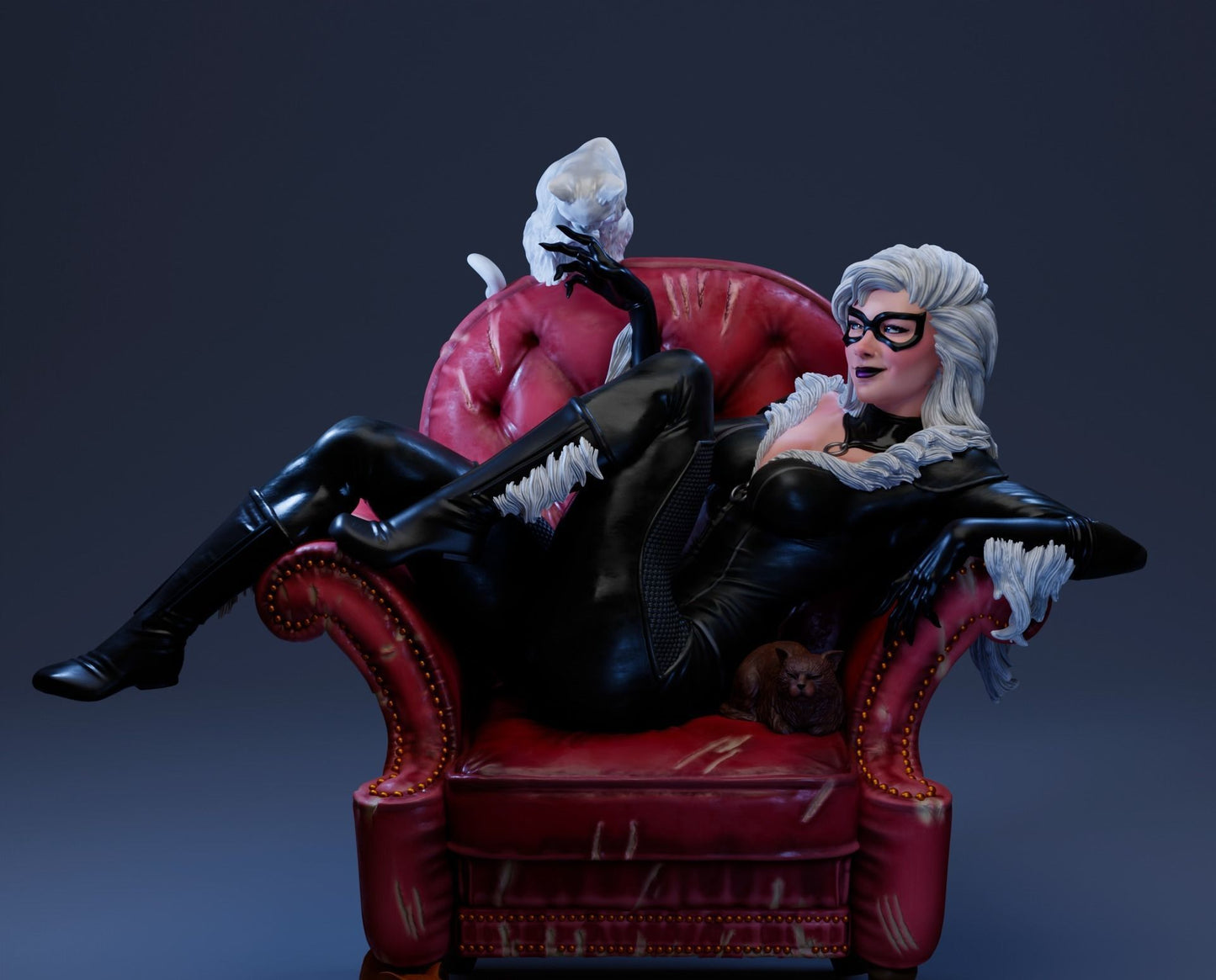 Black Cat Resin Fan Art - MTO (3DMind)