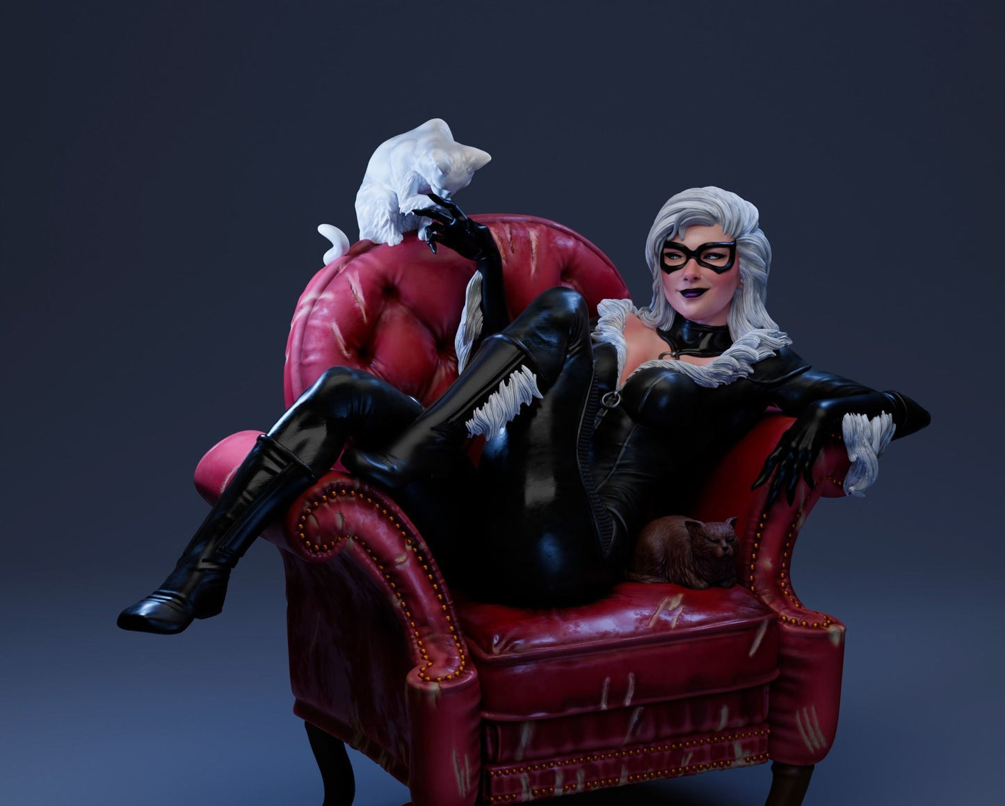 Black Cat Resin Fan Art - MTO (3DMind)