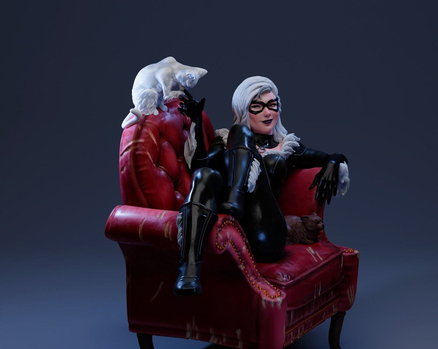 Black Cat Resin Fan Art - MTO (3DMind)