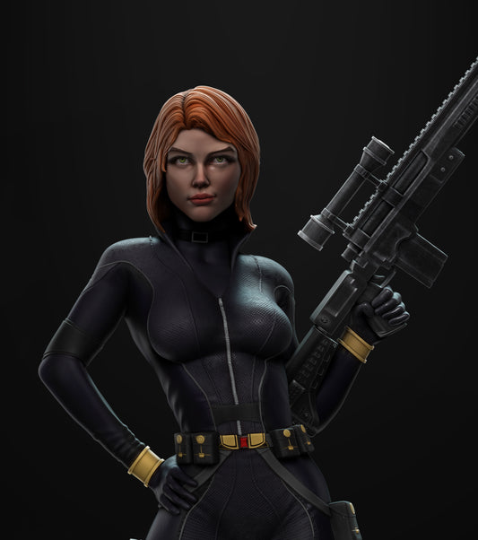 Black Widow Resin Fan Art - MTO (3DMind)