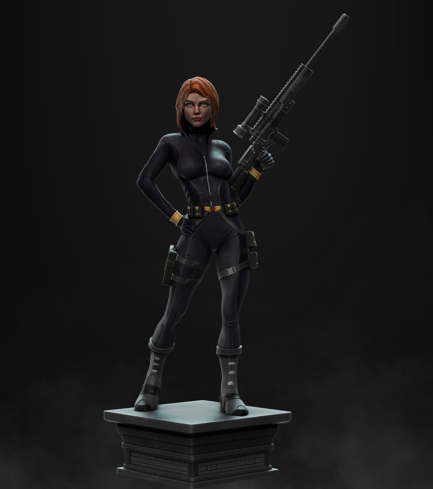 Black Widow Resin Fan Art - MTO (3DMind)