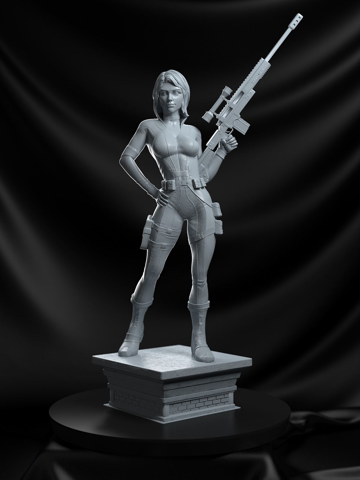 Black Widow Resin Fan Art - MTO (3DMind)