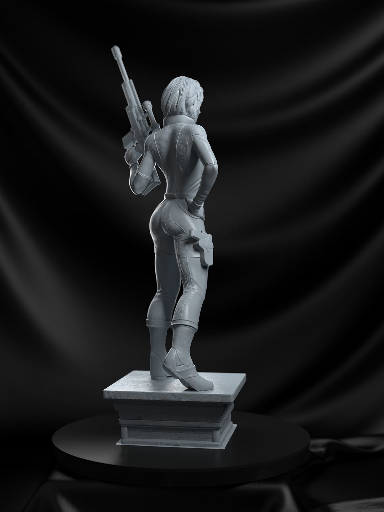 Black Widow Resin Fan Art - MTO (3DMind)