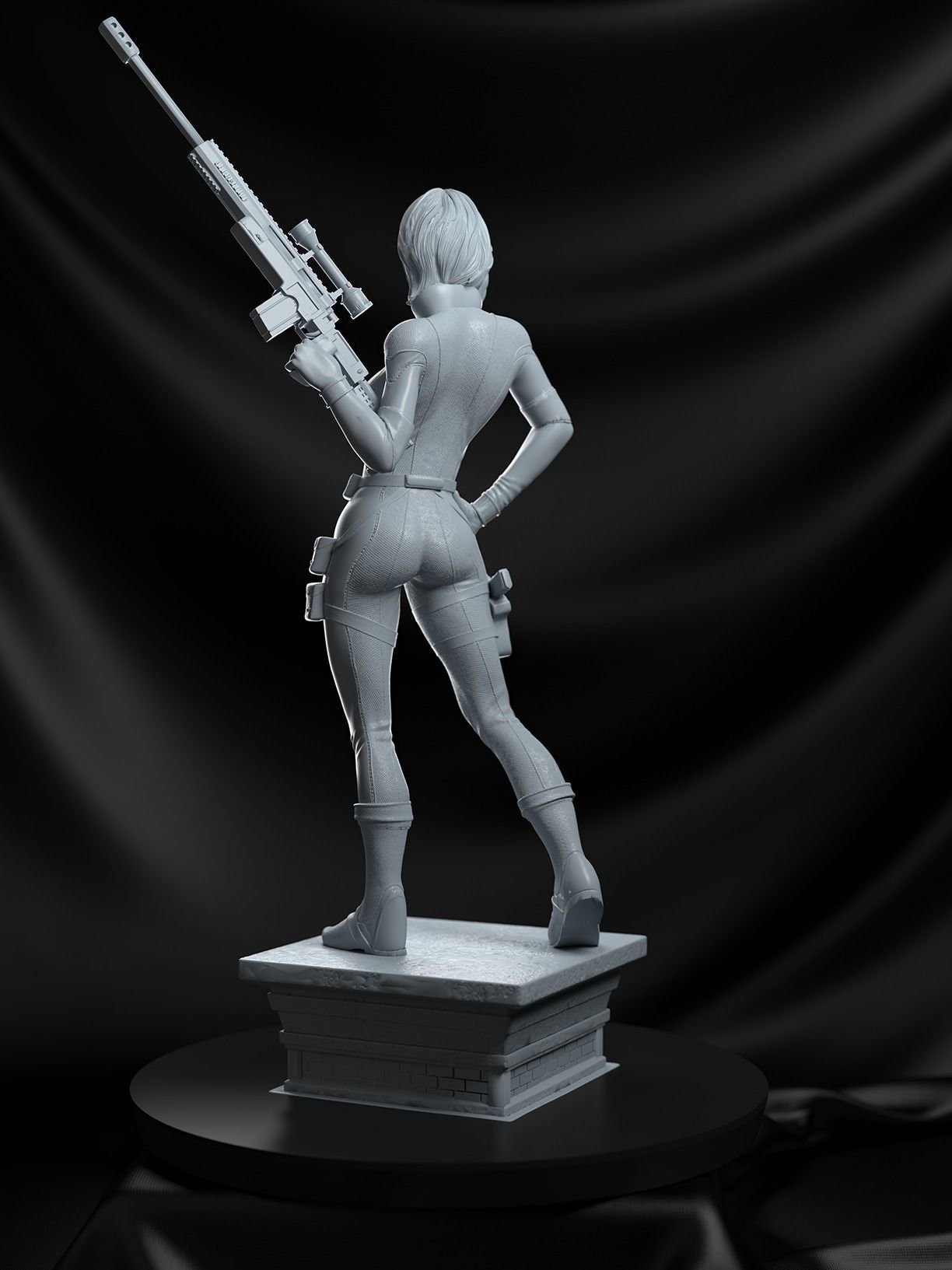 Black Widow Resin Fan Art - MTO (3DMind)