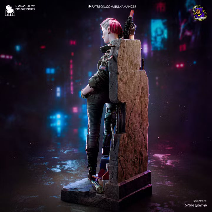 Valerie Cyberpunk Resin Art (Design by Bulkamancer)