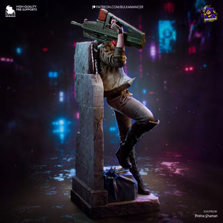 Valerie Cyberpunk Resin Art (Design by Bulkamancer)