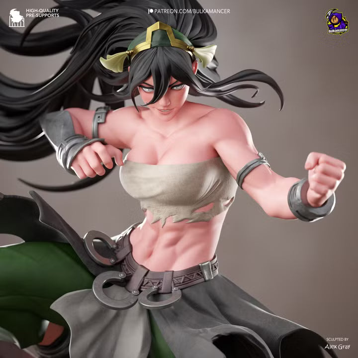 Toph the Last Airbender Resin Art (Design by Bulkamancer