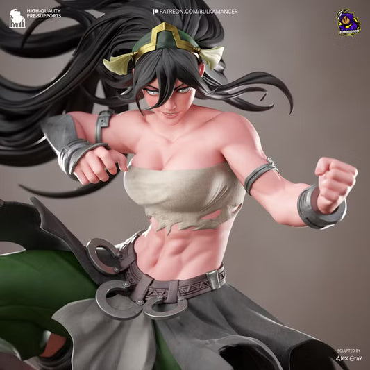 Toph the Last Airbender Resin Art (Design by Bulkamancer