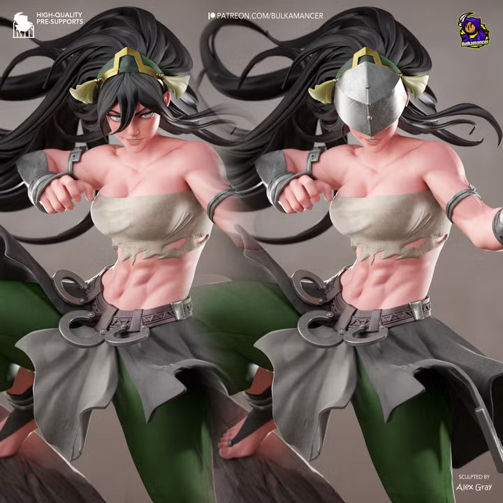 Toph the Last Airbender Resin Art (Design by Bulkamancer