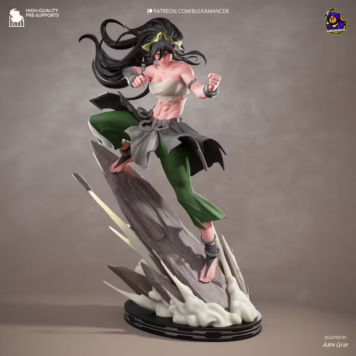 Toph the Last Airbender Resin Art (Design by Bulkamancer