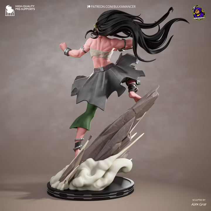 Toph the Last Airbender Resin Art (Design by Bulkamancer
