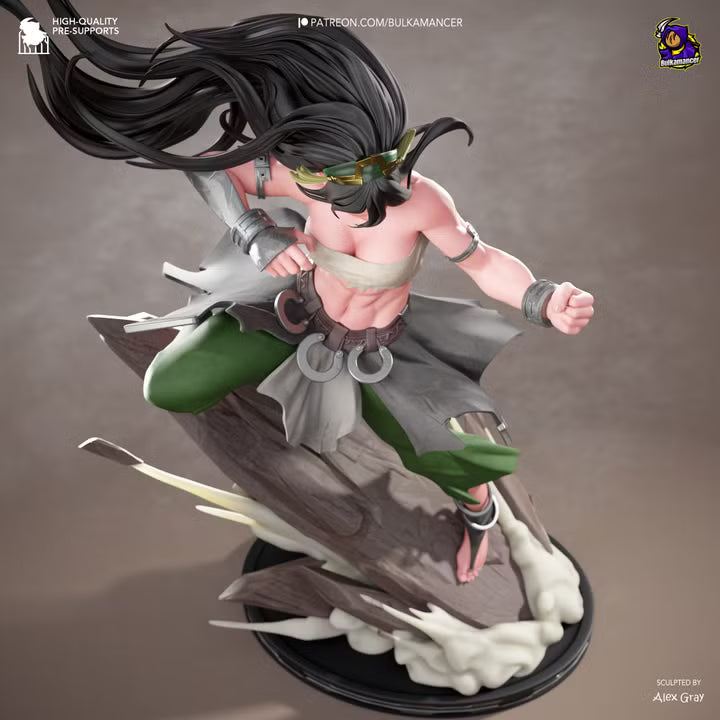 Toph the Last Airbender Resin Art (Design by Bulkamancer