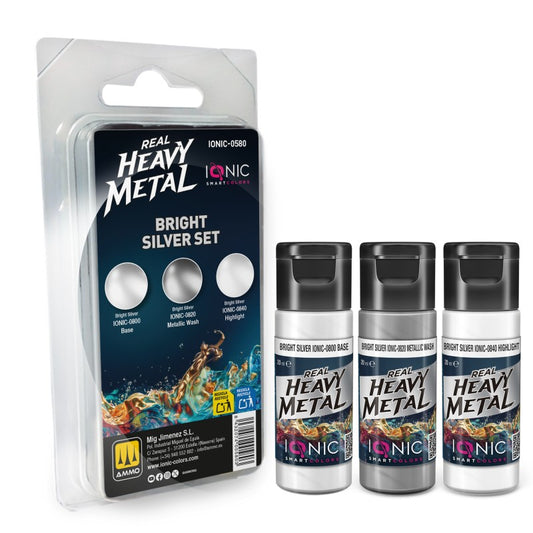 Ionic Real Heavy Metal Set - Bright Silver