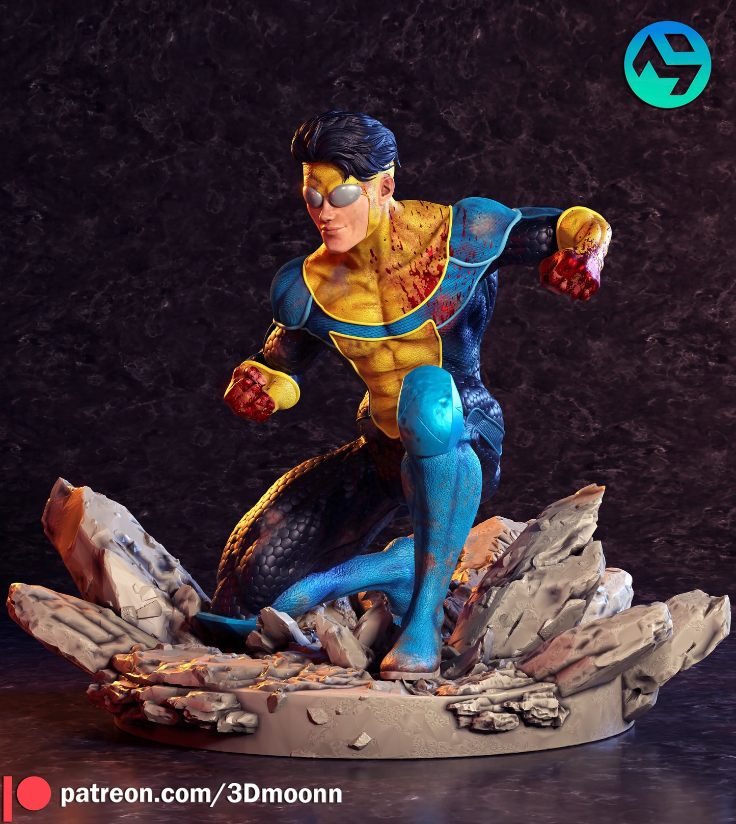 Invincible Resin Fan Art Sculpture 3DMoonn