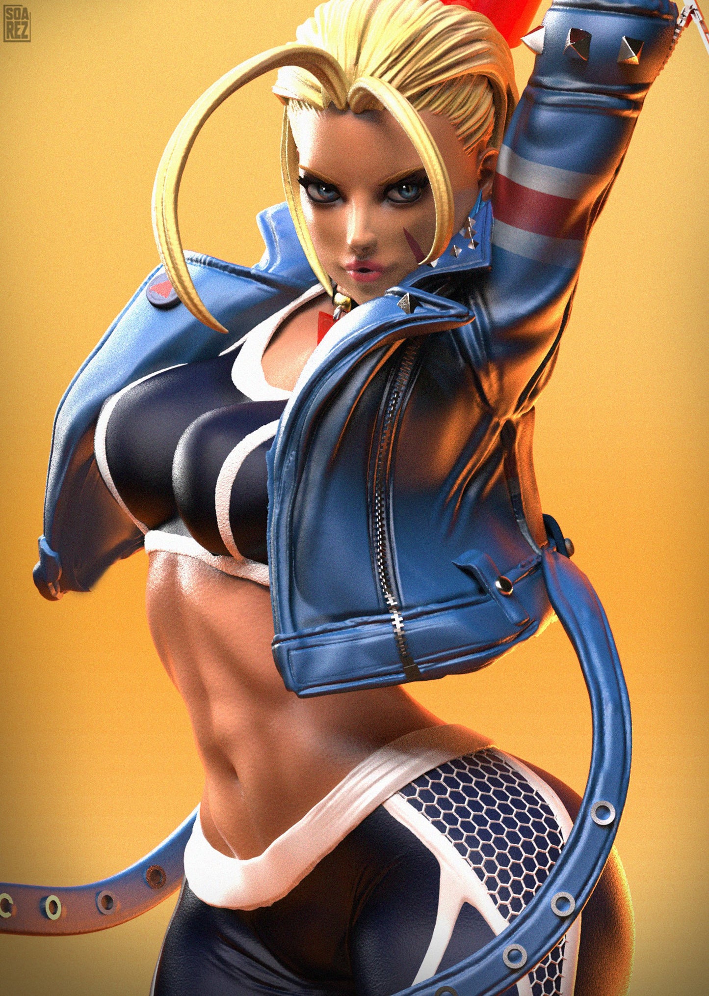 Cammy Resin Fan Art Sculpture (Soarez)