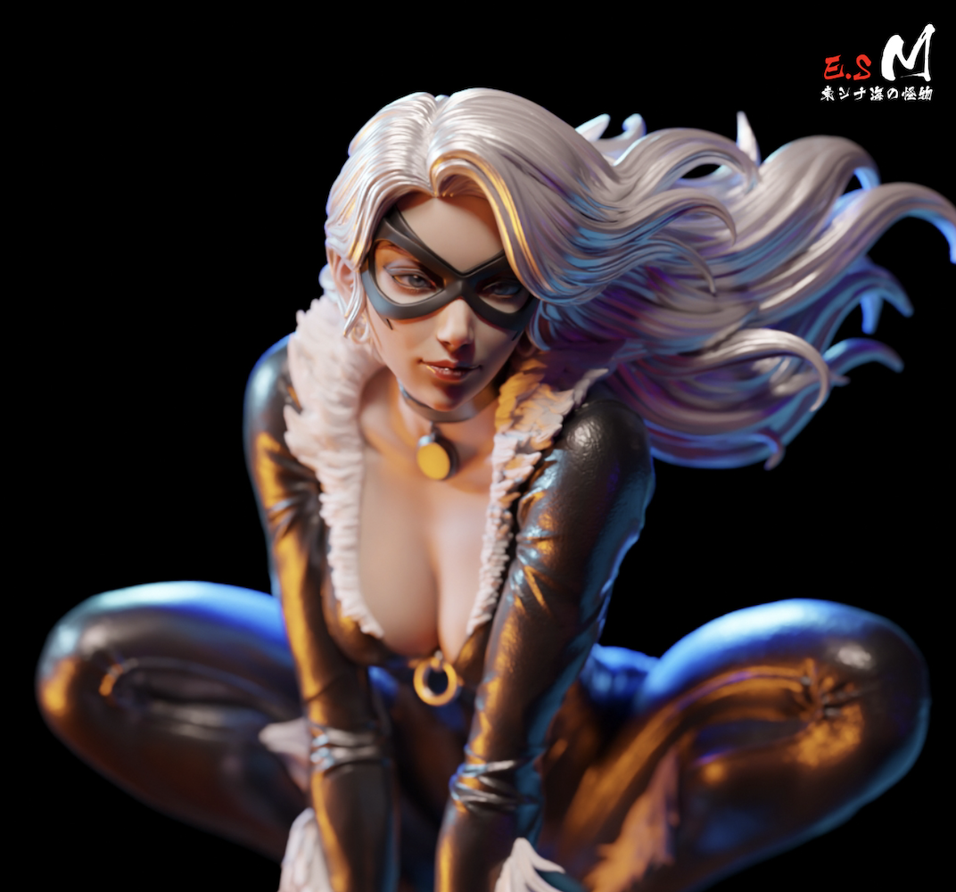 Black Cat Resin Art (East Sea Monster Version)