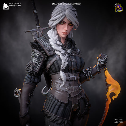 Ciri Resin Fan Art (Design by Bulkamancer)