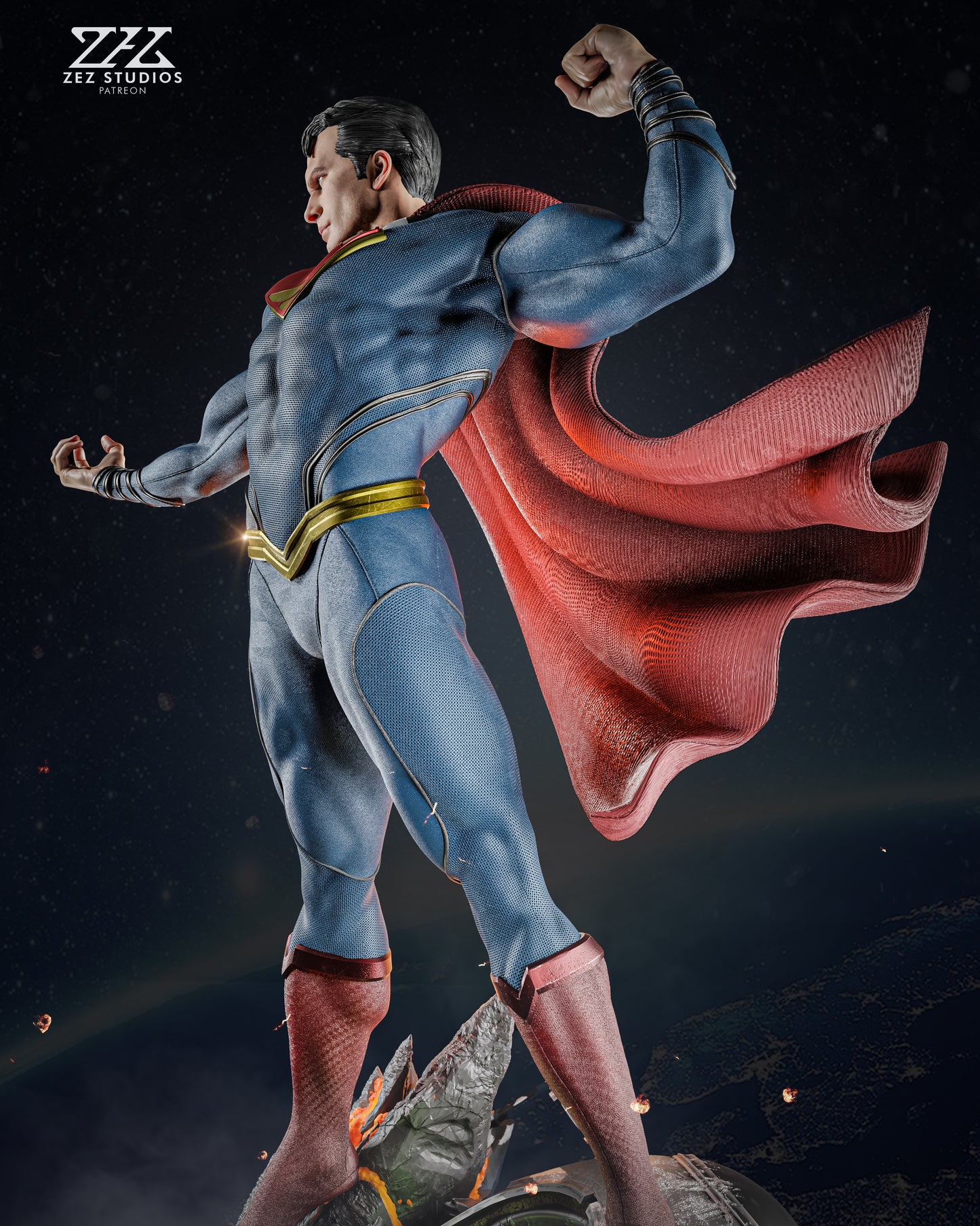 Superman Resin Fan Art - MTO (ZEZ)