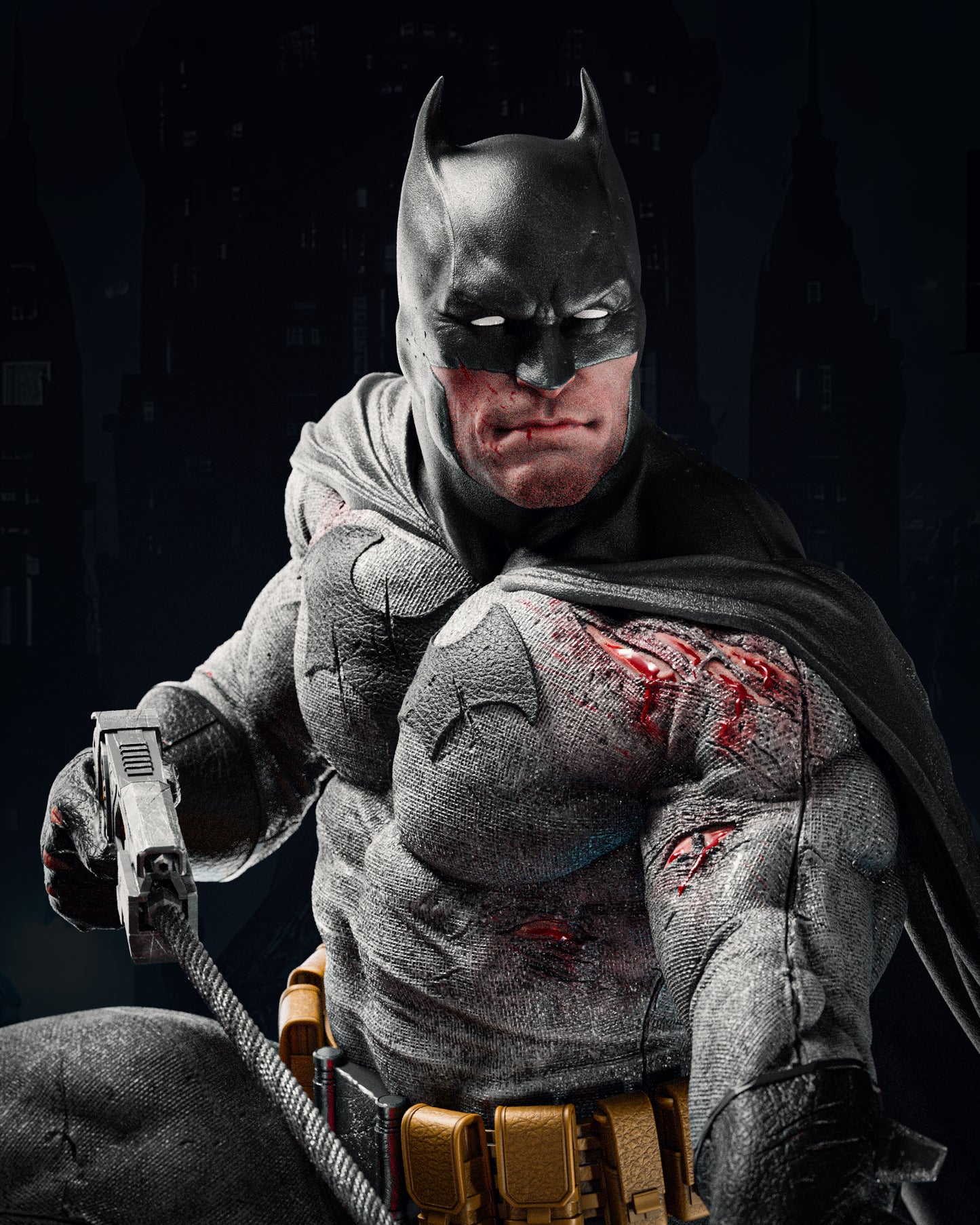 Batman Collectible Resin Fan Art Pro Painted - MTO (ZEZ)