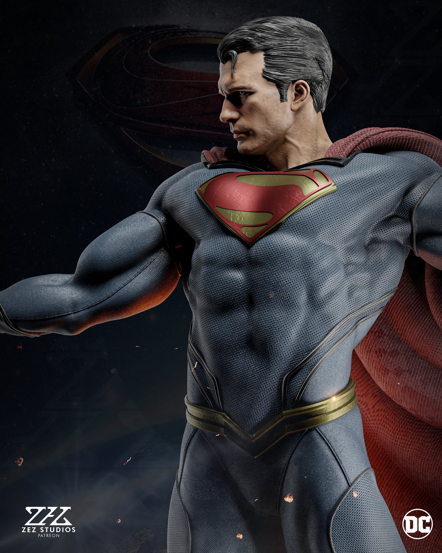 Superman Resin Fan Art - MTO (ZEZ)