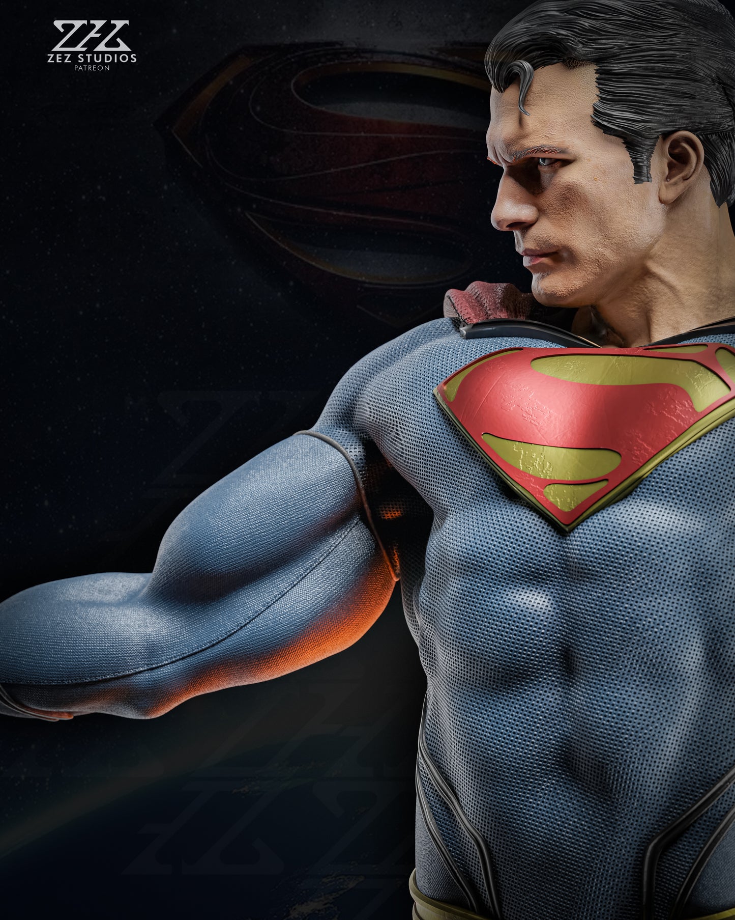 Superman Resin Fan Art - MTO (ZEZ)